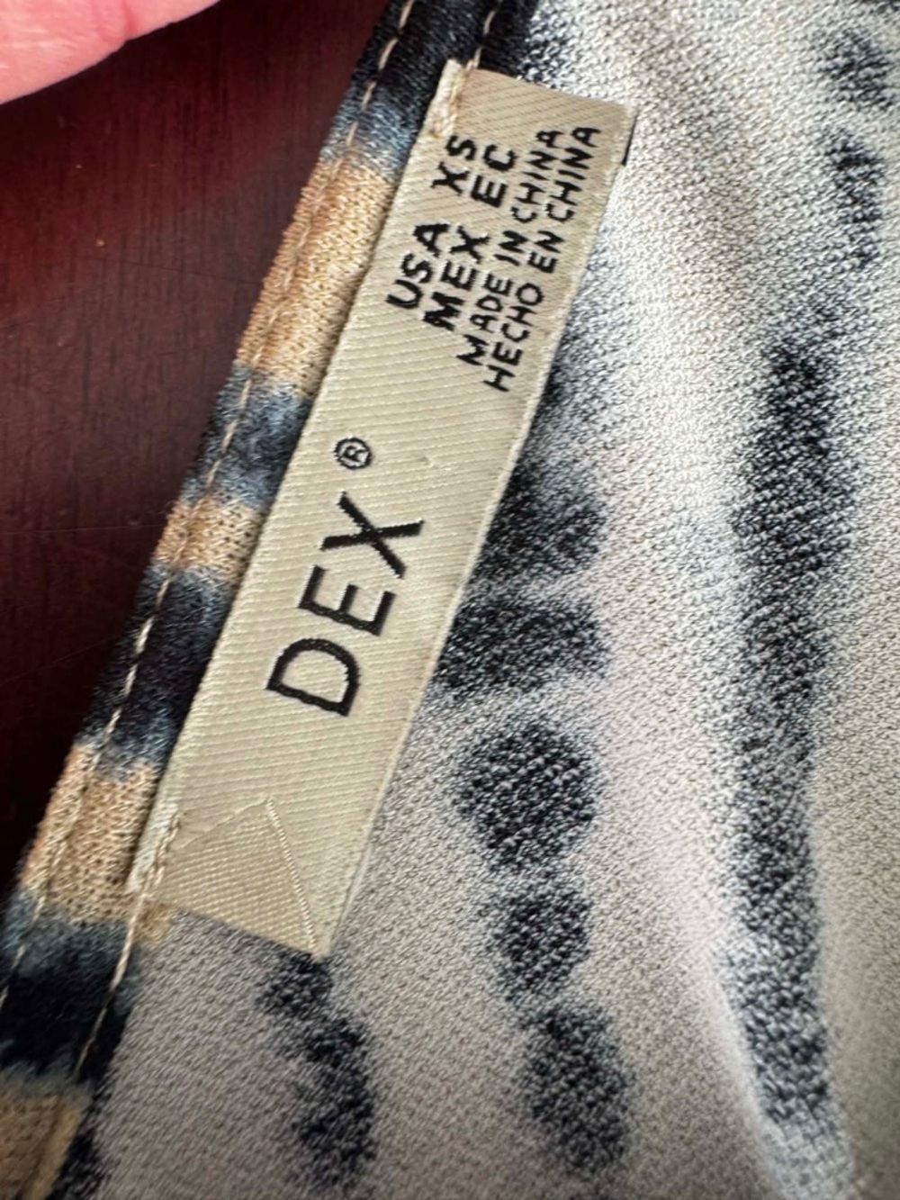 DEX Tie Dye Halter Maxi Dress Boho Shibori Print Festival Party Breezy Resort - Picture 4 of 4
